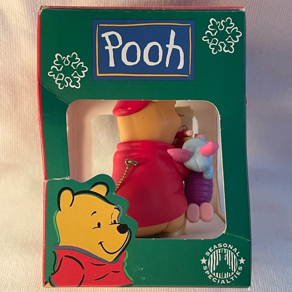 Vintage Disney Winnie the Pooh and Piglet  Christmas List Ornament never used - Picture 2 of 7